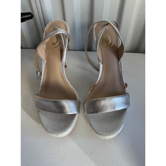 Sam Edelman Shoes - Sam Edelmen Silver Heels NWT 9